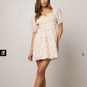 Bohme Bessie Floral Mini Dress size small
